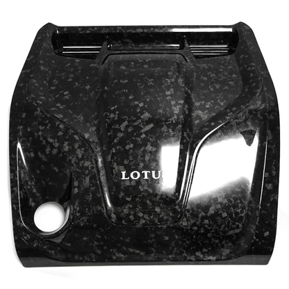 Engine Bay Cover Panel For Lotus Emira I4 AT 2023 2024 2025, Dry Carbon Fiber Engine Hood Bonnet Trim