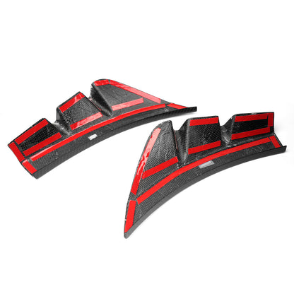 Dry Carbon Fiber Front Bumper Side Air Vent Trim For Toyota GR Yaris GT GR 2025 2026, Exterior Decor