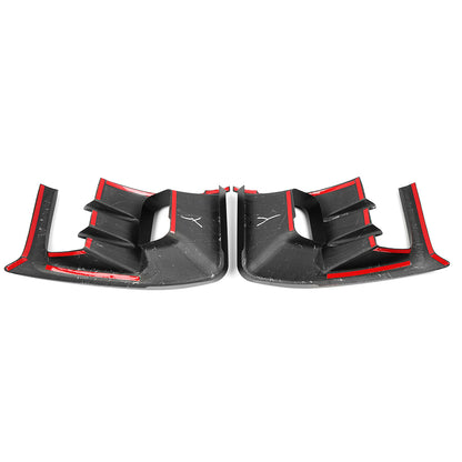 Dry Carbon Fiber Fog Light Cover Trim For Toyota GR Yaris Hatchback 2025 2026, Front Bumper Fog Lamp Frame