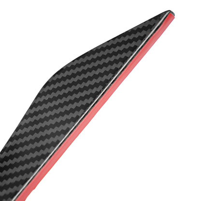 Real Dry Carbon Fiber Front Bumper Canards Trim for Lexus LC500 LC500h 2018-2026 Front Side Aero Fins Cover