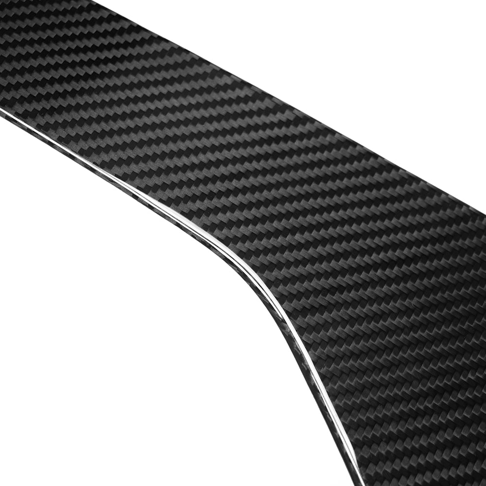 Dry Carbon Fiber Window Pillar Applique Panel Trim for Honda Civic Type R FL5 2023-2026