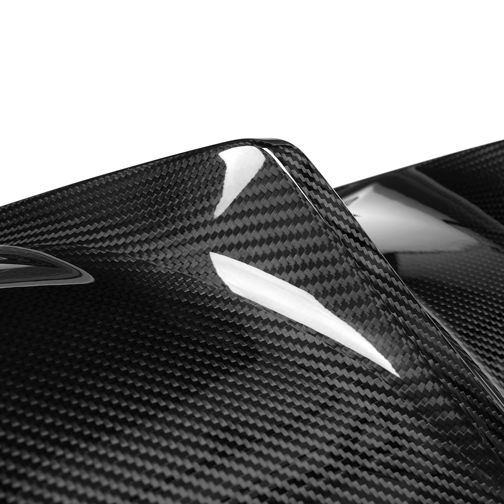 Pre-Preg Dry Carbon Fiber Rear Diffuser Fin Extension Kit for Acura Integra Type S DE5 2023 2024 2025 2026