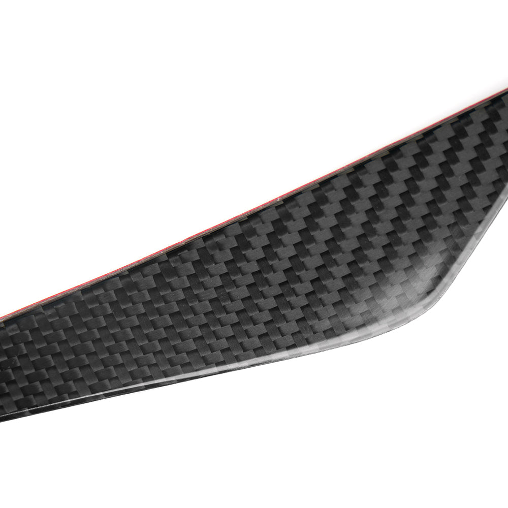 Real Dry Carbon Fiber Front Bumper Canards Trim for Lexus LC500 LC500h 2018-2026 Front Side Aero Fins Cover
