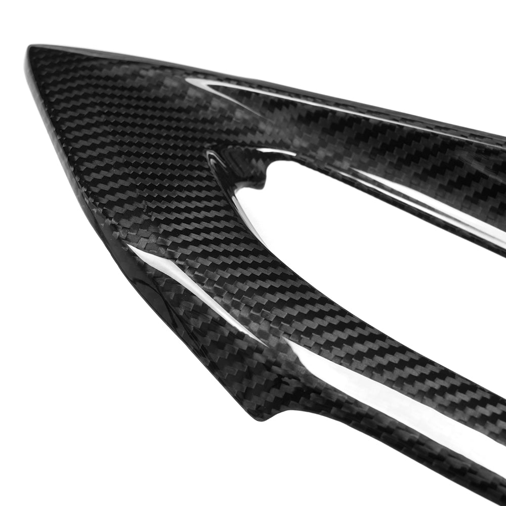 Pre-Preg Carbon Fiber Door Window Switch Panel For Corvette C8 2026+ E-Ray Stingray ZR1 Z06 Interior Door Panel Handrest Cover