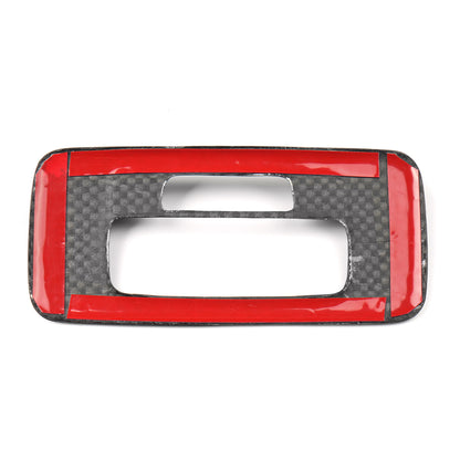 Dry Carbon Fiber Reading Light Lamp Trim For Honda Civic Type R FL5 2023 2024 2025 2026, Front Rear Roof Reading Light Cover