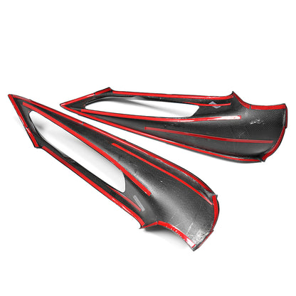 Pre-Preg Carbon Fiber Door Window Switch Panel For Corvette C8 2026+ E-Ray Stingray ZR1 Z06 Interior Door Panel Handrest Cover