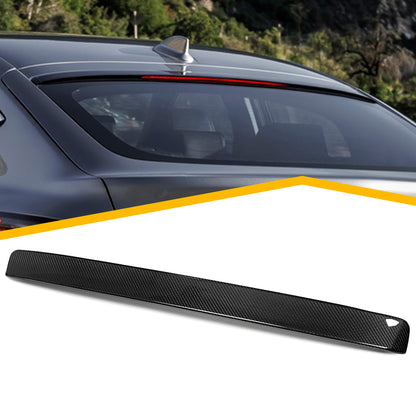 Dry Carbon Fiber Rear Roof Spoiler Panel for Acura Integra Type S DE5 A-Spec DE4 2023 2024 2025 2026 Rear Window Visor Trim Roof Lip Trim