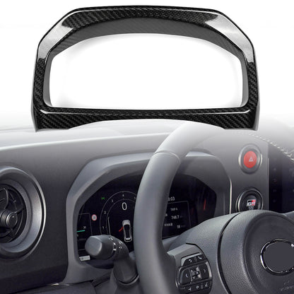 Dry Carbon Fiber Dash Instrument Surround Frame Cover For Toyota GR Yaris RS RZ Performance 2025 2026, Center Console Trim
