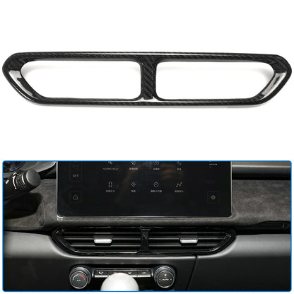 Center Console Air Outlet Cover Panel For Lotus Emira I4 V6 GT4 2022 2023 2024 2025, Dry Carbon Fiber Interior Trim