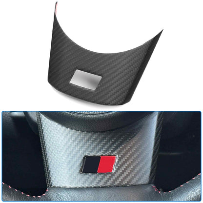 Real Dry Carbon Fiber Steering Wheel Lower Cover Trim for Toyota GR Corolla GR Yaris 2023 2024 2025 2026