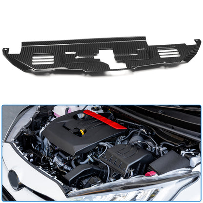 Dry Carbon Fiber Radiator Support Cover Trim for Toyota GR Yaris RS RZ 2025 2026, Replacement, Cooling Slam Panel
