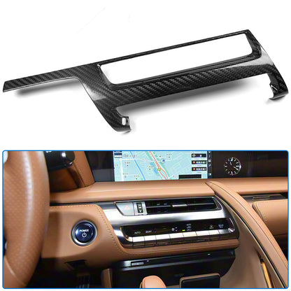 Real Dry Carbon Fiber Center Console AC Vent Trim For Lexus LC LC500 LC500h 2018 2019 2020-2026, Interior Accessories