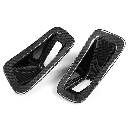 Dry Carbon Fiber Seat Safety Belt Guide Cover Trim for Corvette C8 Z06 Stingray E-Ray 2020+