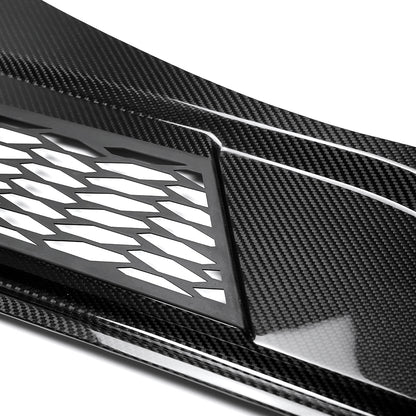 Real Carbon Fiber Frunk Cover Trim Replacement For Corvette C8 Z06 Z51 2020-2024