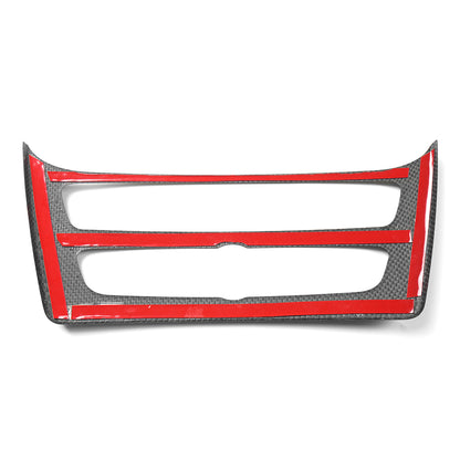 Real Carbon Fiber Center Console AC CD Switch Panel Frame For Mercedes Benz G Class G500 G63 W463A W464 2019-2025