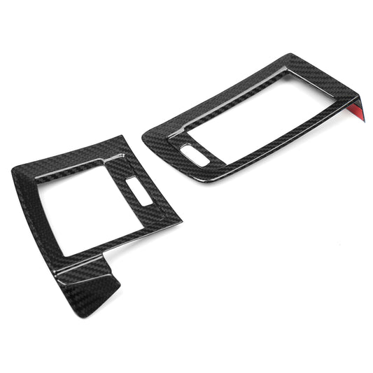 Real Dry Carbon Fiber Dashboard Side Air Conditioning Vent Outlet Cver Trim for Lexus LC500 LC500h Coupe Concertible 2018 2019 2020 2021 2022 2023, Not for 2024+