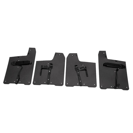 For Ford F-150 Raptor Mud Flaps 2021 2022 2023 2024 2025, ABS Plastic Mud Guards, 4PCS Front Rear Splash Guards