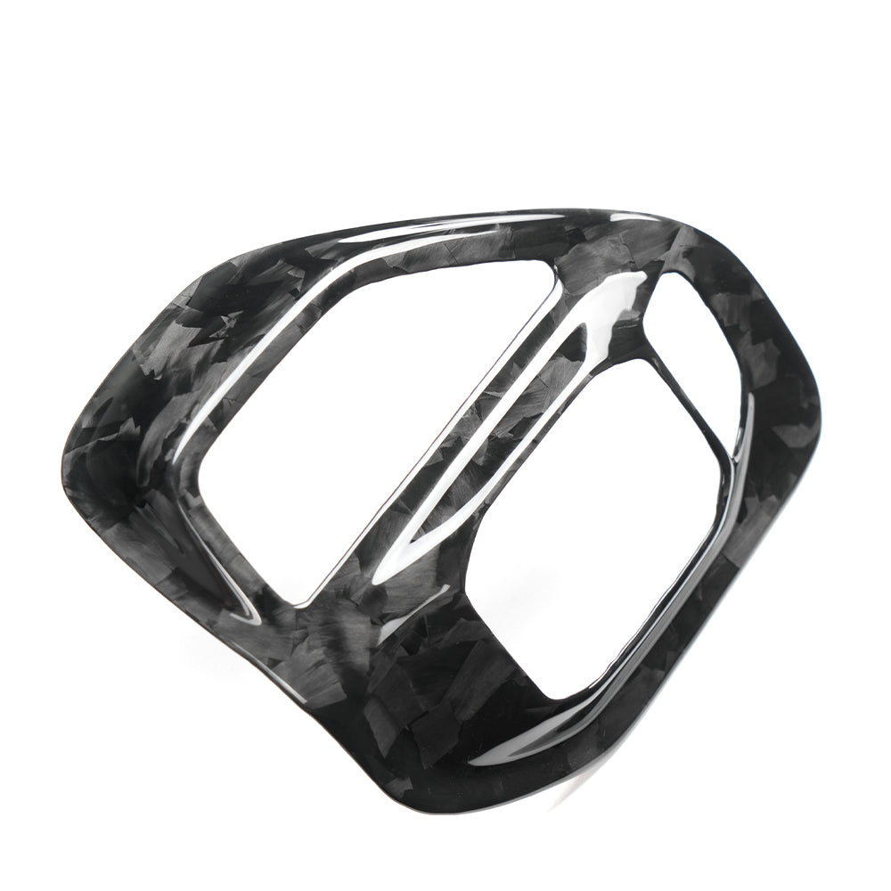 Real Carbon Fiber Driving Mode Button Frame Cover For Dodge Ram 1500 2500 TRX Limited Laramie Rebel 2019-2023