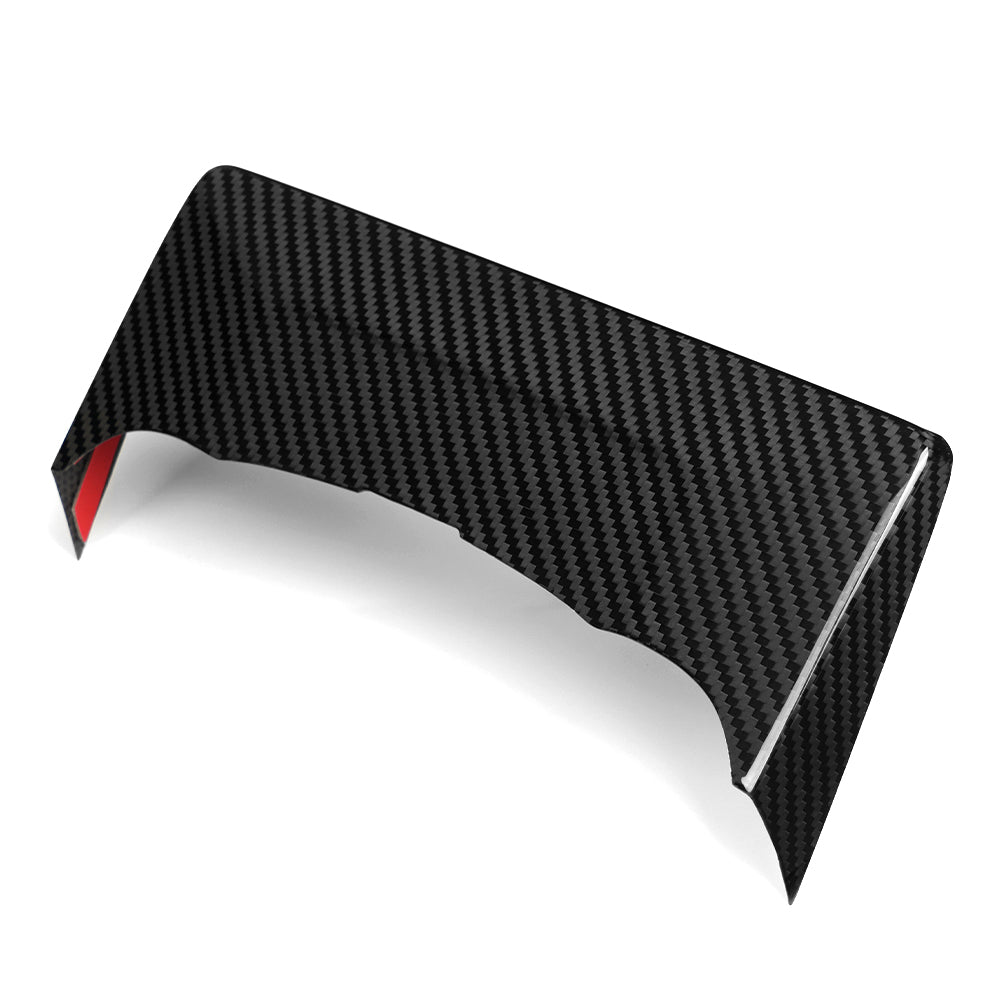 for Civic Type R FL5 2023-2026 Dry Carbon Fiber Navigation Screen Back Trim & Speaker Sound Surround Cover