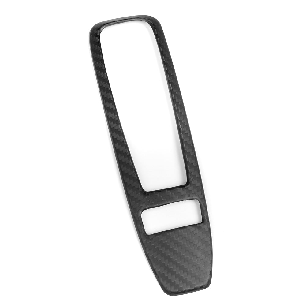 Real Dry Carbon Fiber Gear Shift Button Panel Trim for Lexus LC500 LC500h 2018-2026