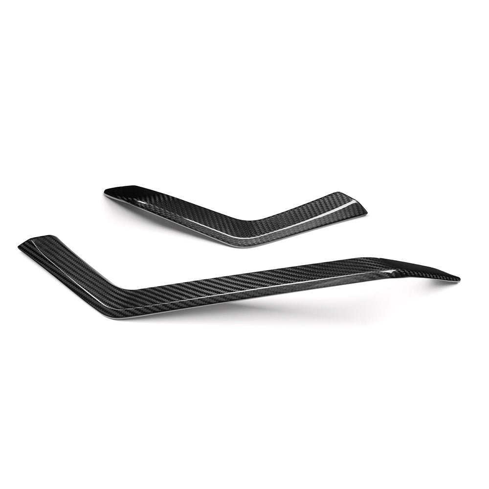 Dry Carbon Fiber Dashboard HUD Surround Panel Trim For Corvette C8 ZR1 Z06 Stingray Convertible Coupe 2026+ 2PCS Speedometer Back Bezel
