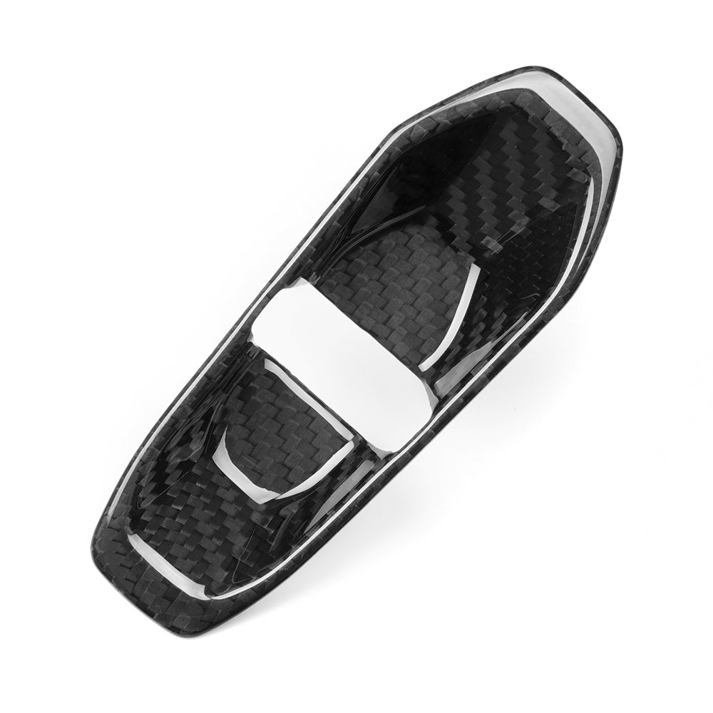 Dry Carbon Fiber Gear Shift Button Cover Trim For Corvette C8 Stingray 1LT 2026+