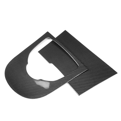 Dry Carbon Fiber Center Console Gear Shift Cover Trim For Mercedes Benz G Class G500 G550 G63 W463 W464 AMG 2019-2024