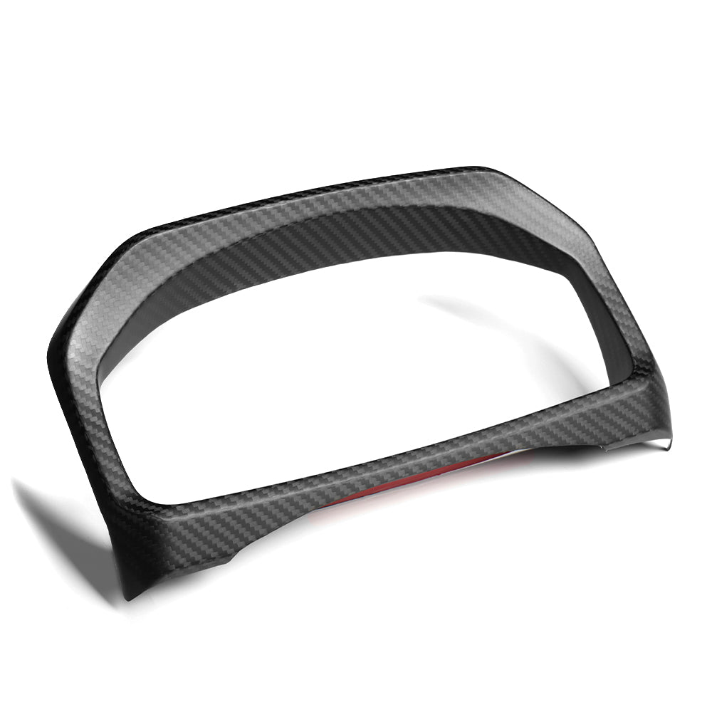 Dry Carbon Fiber Dash Instrument Surround Frame Cover For Toyota GR Yaris RS RZ Performance 2025 2026, Center Console Trim