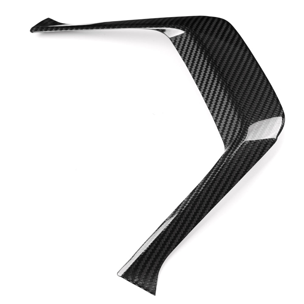 Dry Carbon Fiber Dashboard HUD Surround Panel Trim For Corvette C8 ZR1 Z06 Stingray Convertible Coupe 2026+ 2PCS Speedometer Back Bezel