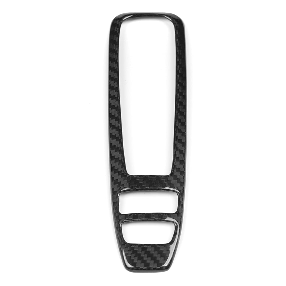 Real Dry Carbon Fiber Gear Shift Button Panel Trim for Lexus LC500 LC500h 2018-2026