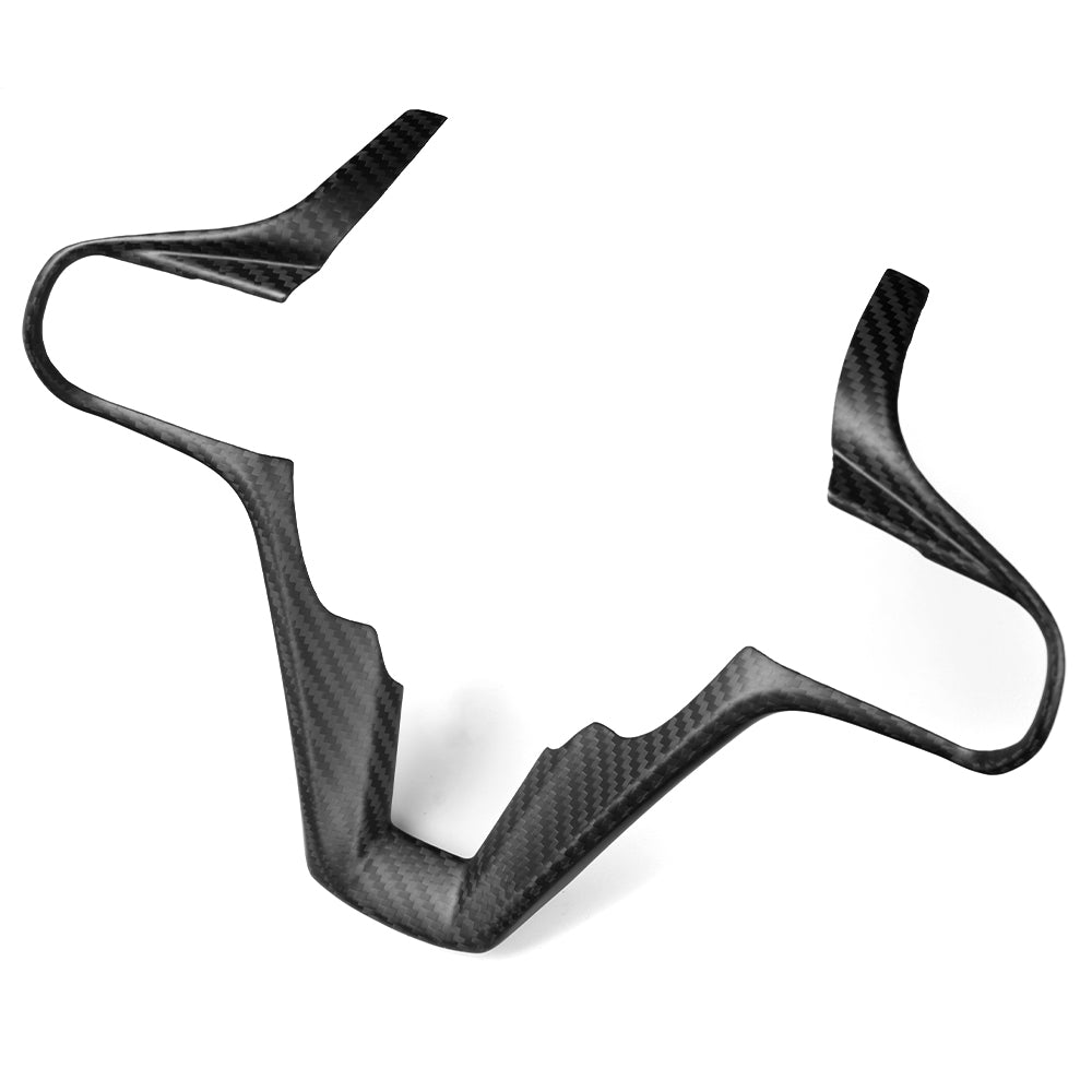 Real Dry Carbon Fiber Steering Wheel Cover Trim for Lexus LC500 2018-2026