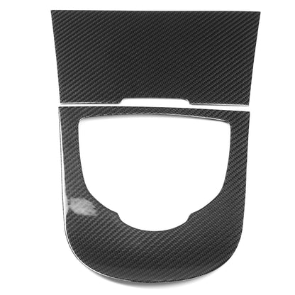 Dry Carbon Fiber Center Console Gear Shift Cover Trim For Mercedes Benz G Class G500 G550 G63 W463 W464 AMG 2019-2024