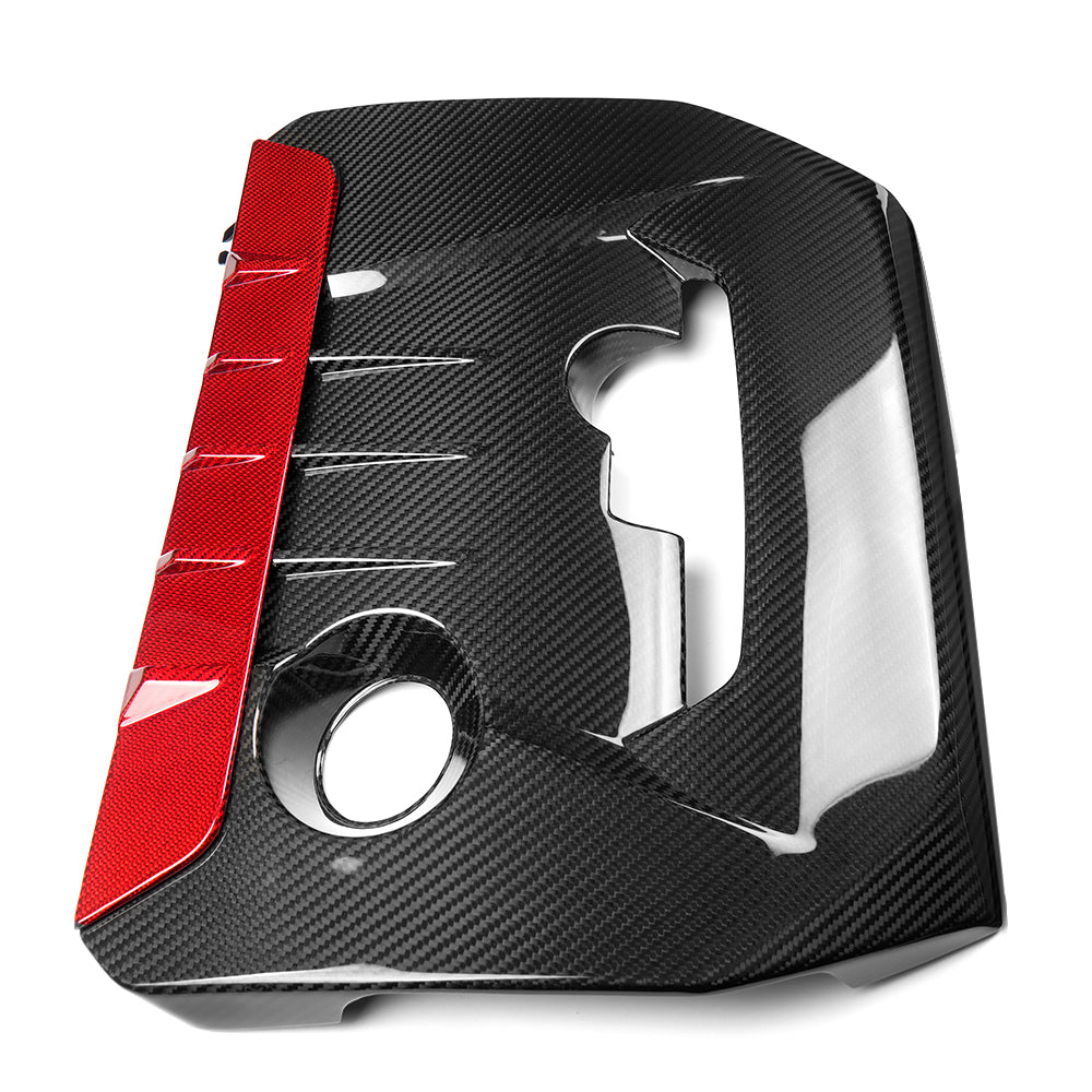 Dry Carbon Fiber Engine Cover Trim For Toyota GR Yaris Corolla 2025 2026, Replacement Front Hood