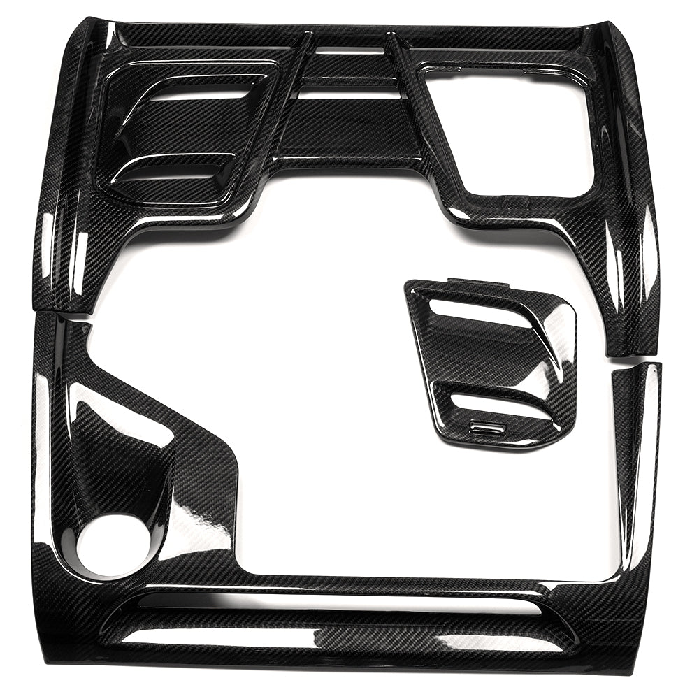 2PCS Engine Hood Cover Trim For Lotus Emira 3.5 MT V6 Coupe Sports 2022 2023 2024 2025, Pre Preg Dry Carbon Fiber