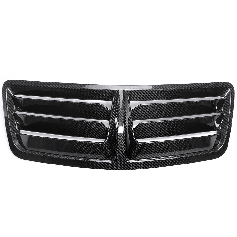 For Mustang S650 GT Dark horse Hood Bonnet Air Intake Vent Scoop Replacement Real Carbon Fiber