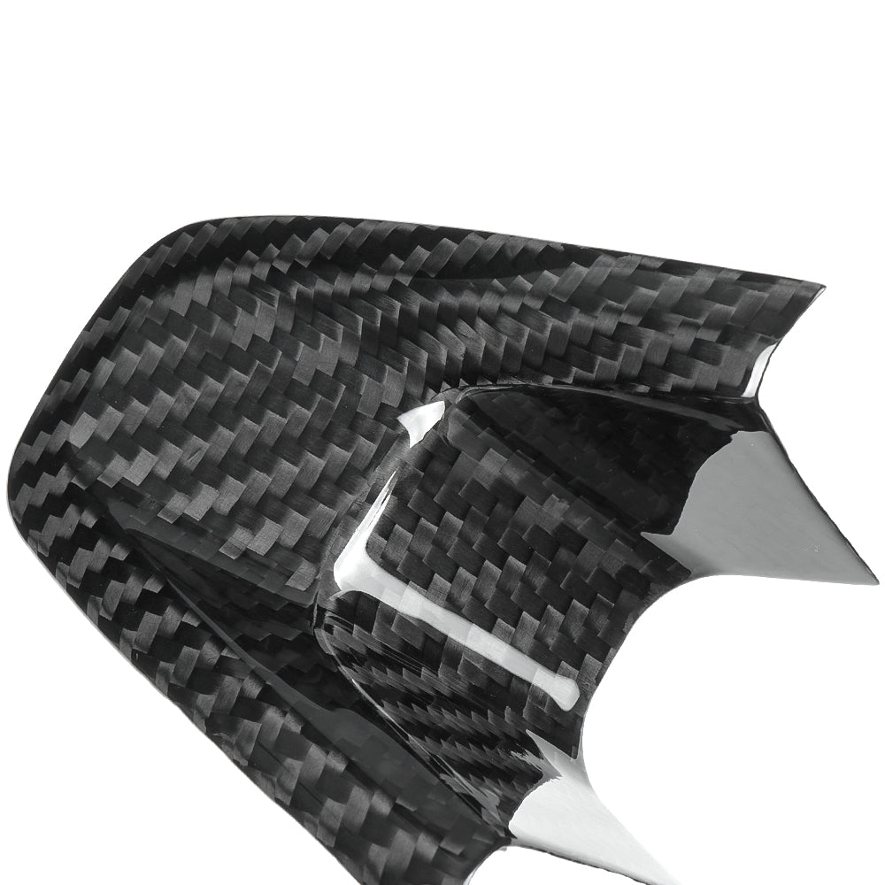 Dry Carbon Fiber Steering Wheel Trim Covers For Genesis G70 Prestige IK Sport Advanced 2017 - 2025,  Steering Wheel Bezel, Steering Wheel Lower part Trim