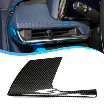 For Chevrolet Corvette C8 Stingray Z06 Z51 2020-2024 Console Driver Side Dash Panel Dry Carbon Fiber Interior Accessories