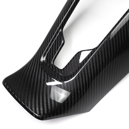 For Chevrolet Corvette C8 Stingray Coupe 3LT Z06 2020-2024 Car Seat Wireless Charging Cover Trim Carbon Fiber Interior Accessories