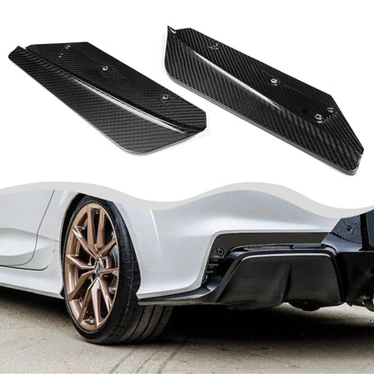 Dry Carbon Fiber Rear Bumper Side Winglet for Acura Integra Type S DE5 2023 2024 2025 2026, Add-on Rear BumperSide Splitter Panel