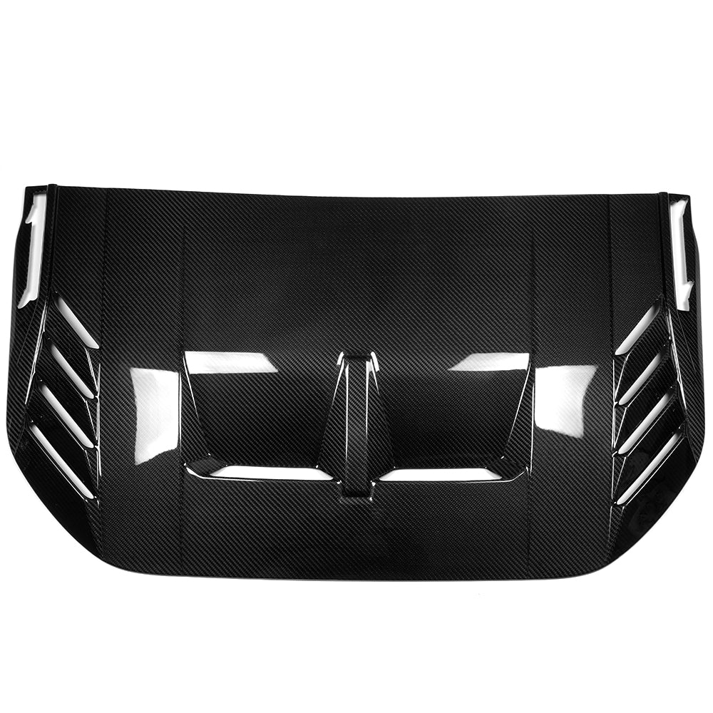 Real Carbon Fiber Front Hood Bonnet Scoop Cover For Ford Bronco Raptor 2021+