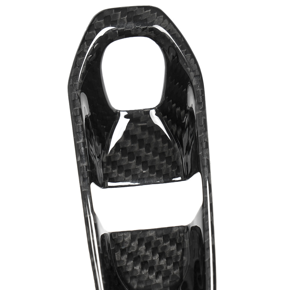 Dry Carbon Fiber Gear Shift Button Cover Trim For Corvette C8 Stingray 1LT 2026+