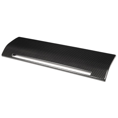 Dry Carbon Fiber Passage Side Glove Box Cover Trim for Ford F150 Raptor Lariat F-250 F-350 2021-2024 Dashboard Glove Compartment Cover