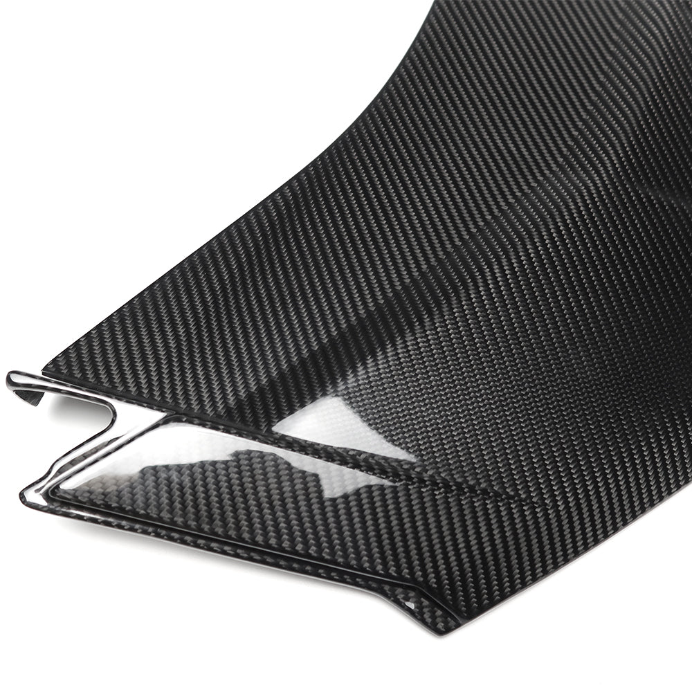 For Corvette C8 Coupe Z51 Z06 2020-2024 Rear Window Bottom Panel Cover Replacement Stick-on Dry Carbon Fiber Car Trim