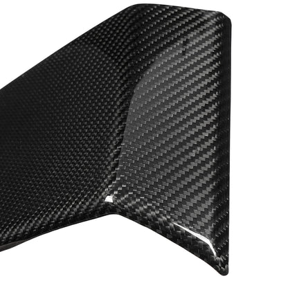 Rear Display Upper Cover Panel Trim For Tesla Cybertruck 2024 2025, Dry Carbon Fiber Trim
