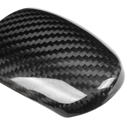 Real Carbon Fiber Gear Shift Knob Cover Trim For Genesis G70 Prestige IK Sport Advanced 2017 - 2025