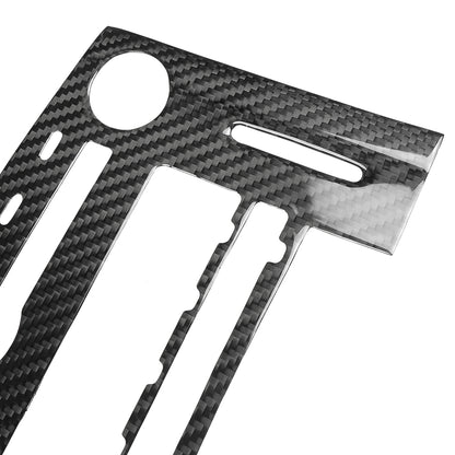 Real Carbon Fiber Center Console A/C Media Radio Button Panel For Lexus IS 300 350 500 F Sport 2021 -2025