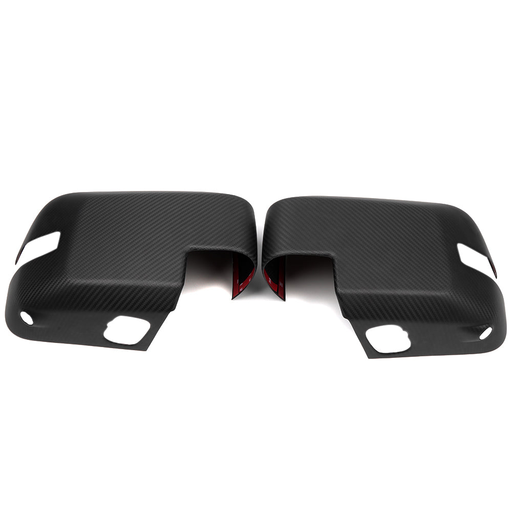 Real Carbon Fiber Rearview Mirror Cover Exterior Accessories For Ford Bronco Raptor Outer Banks Sport 2021+