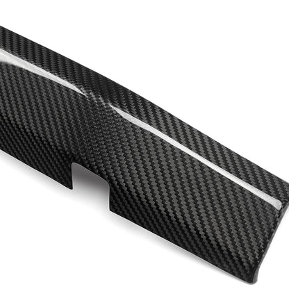 Real Dry Carbon Fiber Console Dashboard Panel Trims For Ford Bronco Badlands Wildtrak Outer Banks Heritage Edition 2021-2025