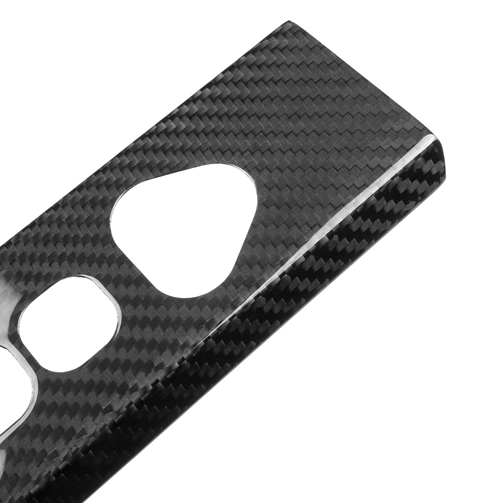 For 2024 2025 Tesla Cybertruck Dry Carbon Fiber Roof Reading Light Lamp Cover Trim