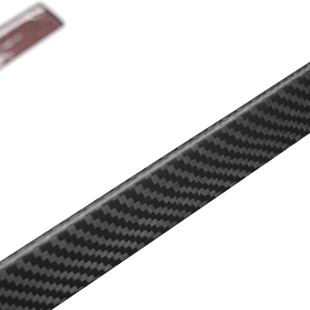 For 2024 2025 Tesla Cybertruck Dry Carbon Fiber Center Console Cupholder Cover Frame Trim